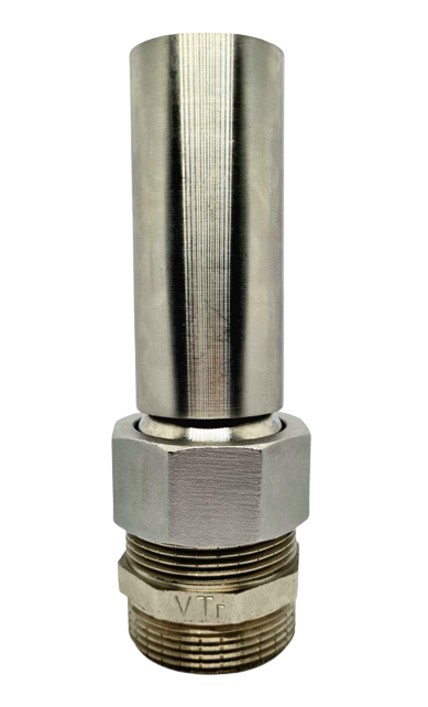 Фонтанная насадка Foam Jet Nozzle 30 мм, 1 1/2", с шаровым соединением, нерж. сталь