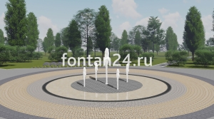 Уличный фонтан "Аллегро" ø=3 м