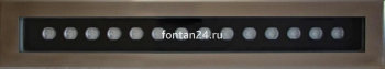 Подводный RGBW LED-прожектор линейный, 14 диодов, 23 Вт 12-24V DC
