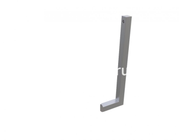 Кронштейн для светильника, нержавеющая сталь 100x80 мм