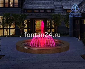 Фонтан для города "Вулкан средний" ø=3 м