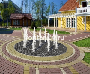 Уличный фонтан "Колесо Фортуны" ø=4 м