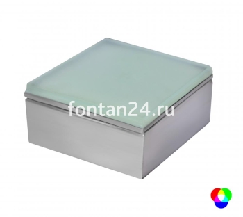 Встраиваемый LED-светильник (RGB), 12-24V DC, 100х100 мм, IP67